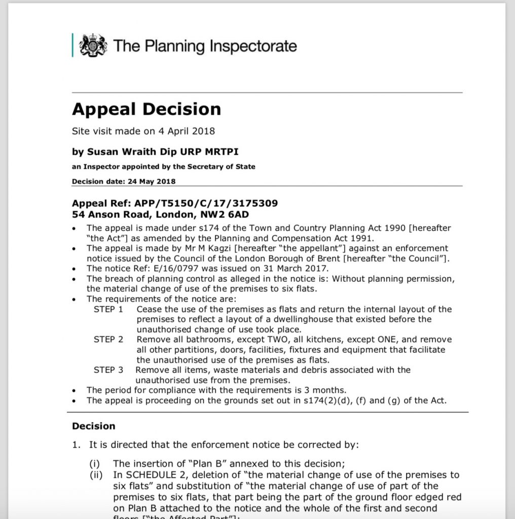 how to appeal against a planning decision