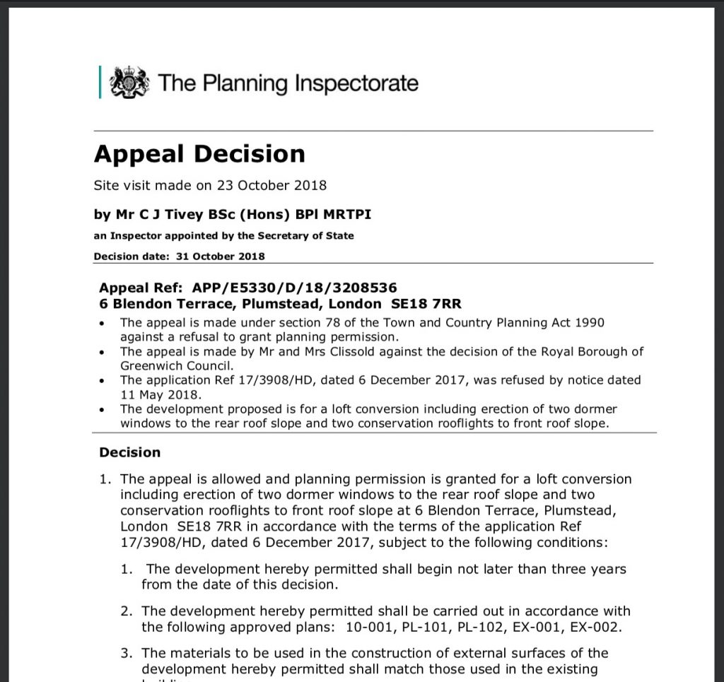 appeal decision Just Planning is a planning appeals specialist